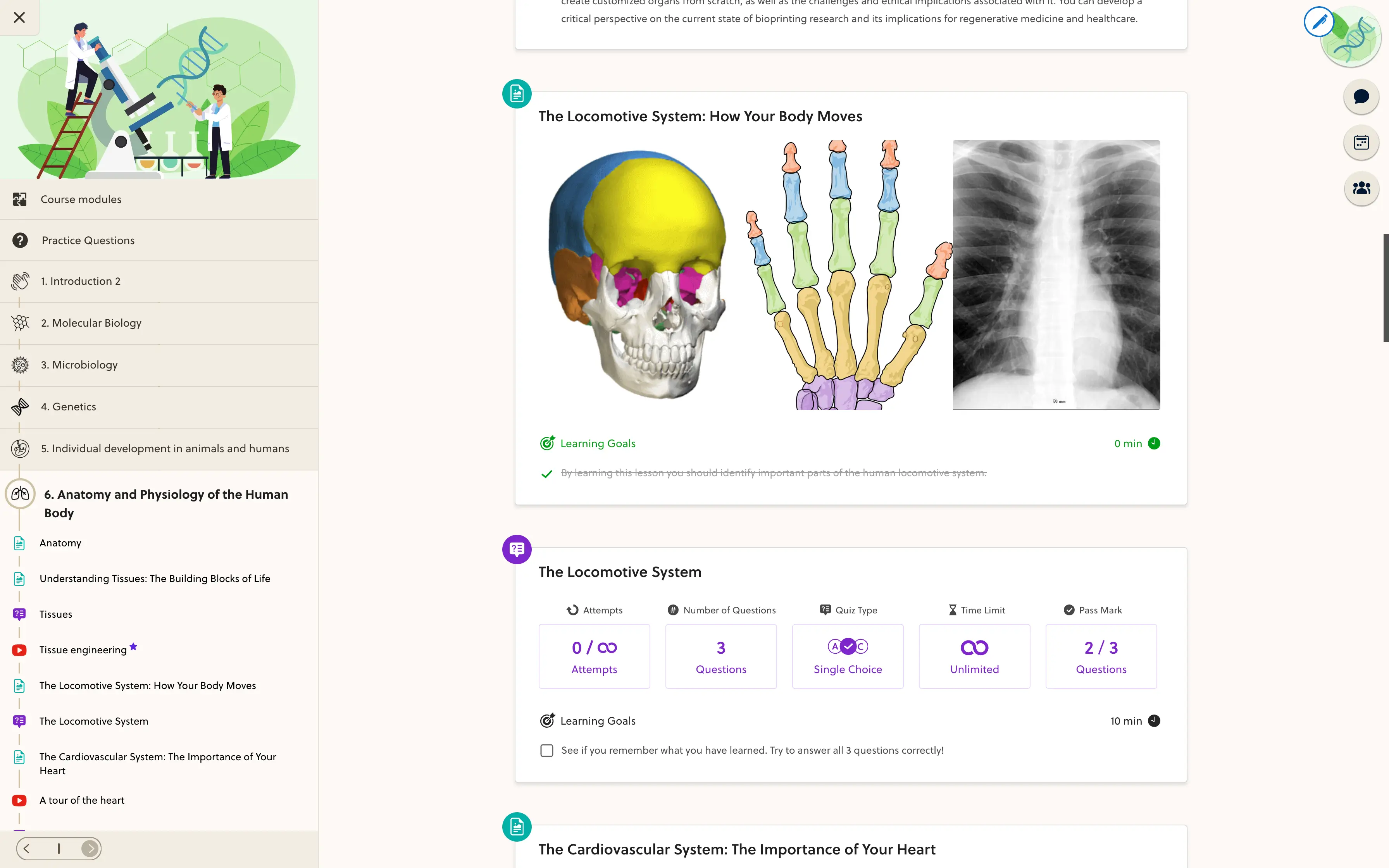 Desktop learning mode placeholder